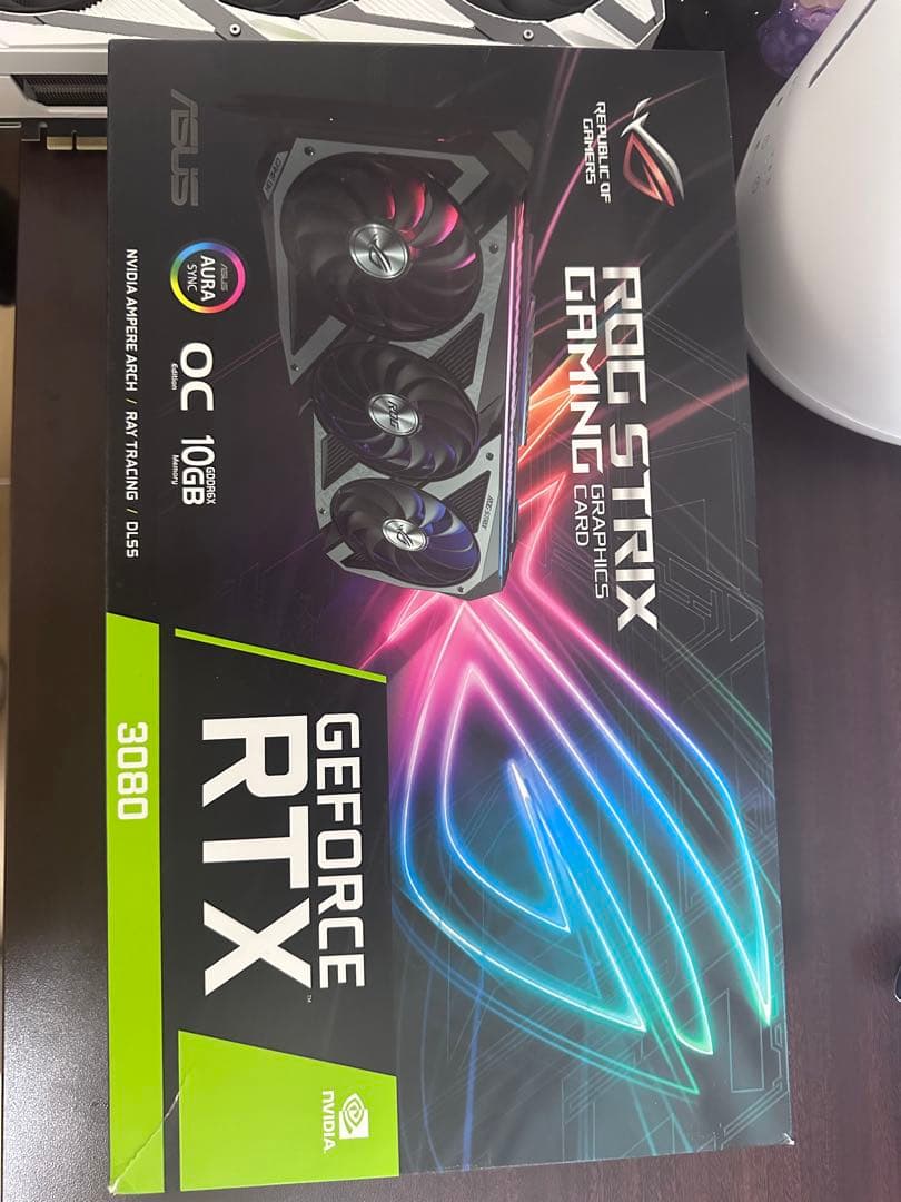 ROG STRIX RTX 3080（ホワイト塗装済み）