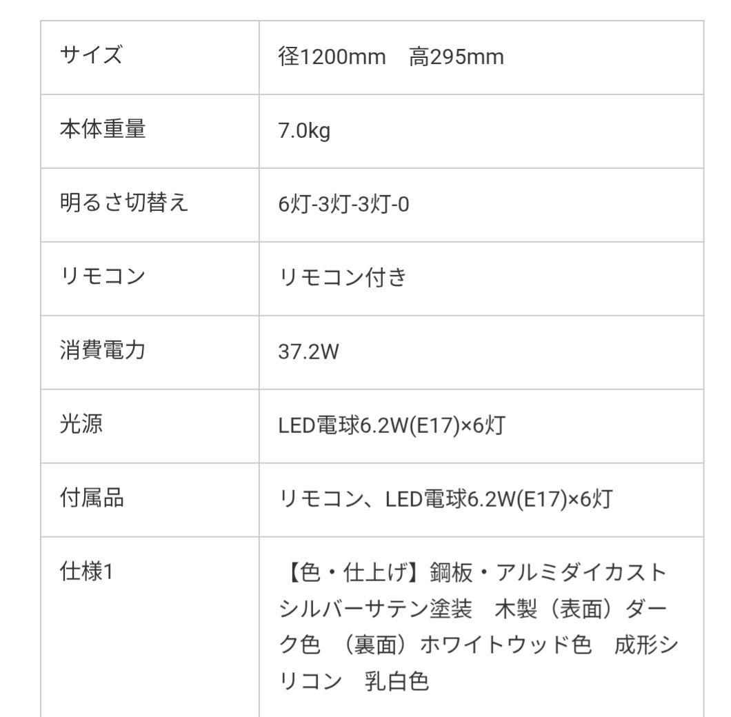 ダイコー　シーリングファン　ASL613 6灯　LED