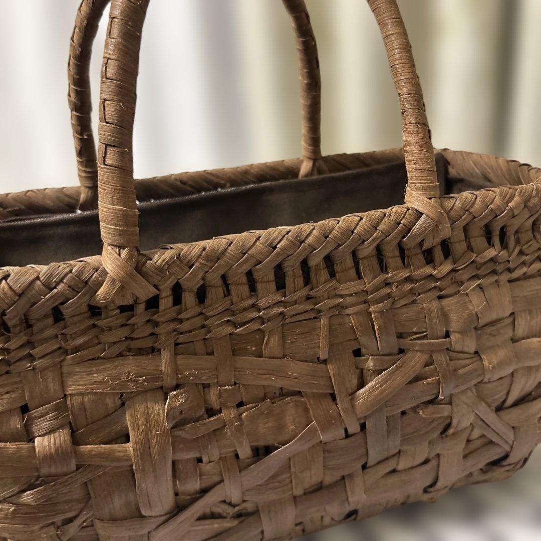 山葡萄バック　　mami さん オーダー品　　パネル追加しました