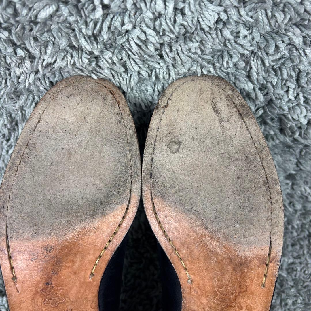 PADRONE パドローネ サイドゴアブーツ 40 ブラック