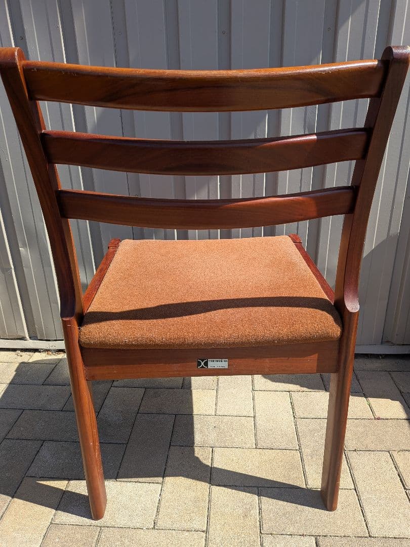 希少 天童木工 ブラジリアンローズウッド ダイニングチェア ④
