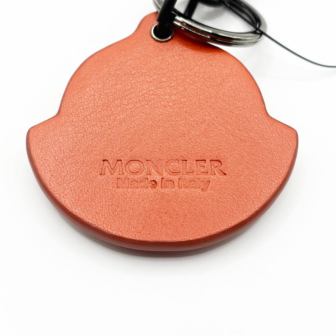 【新品】MONCLER キーホルダー キーリング バッグチャーム レザー