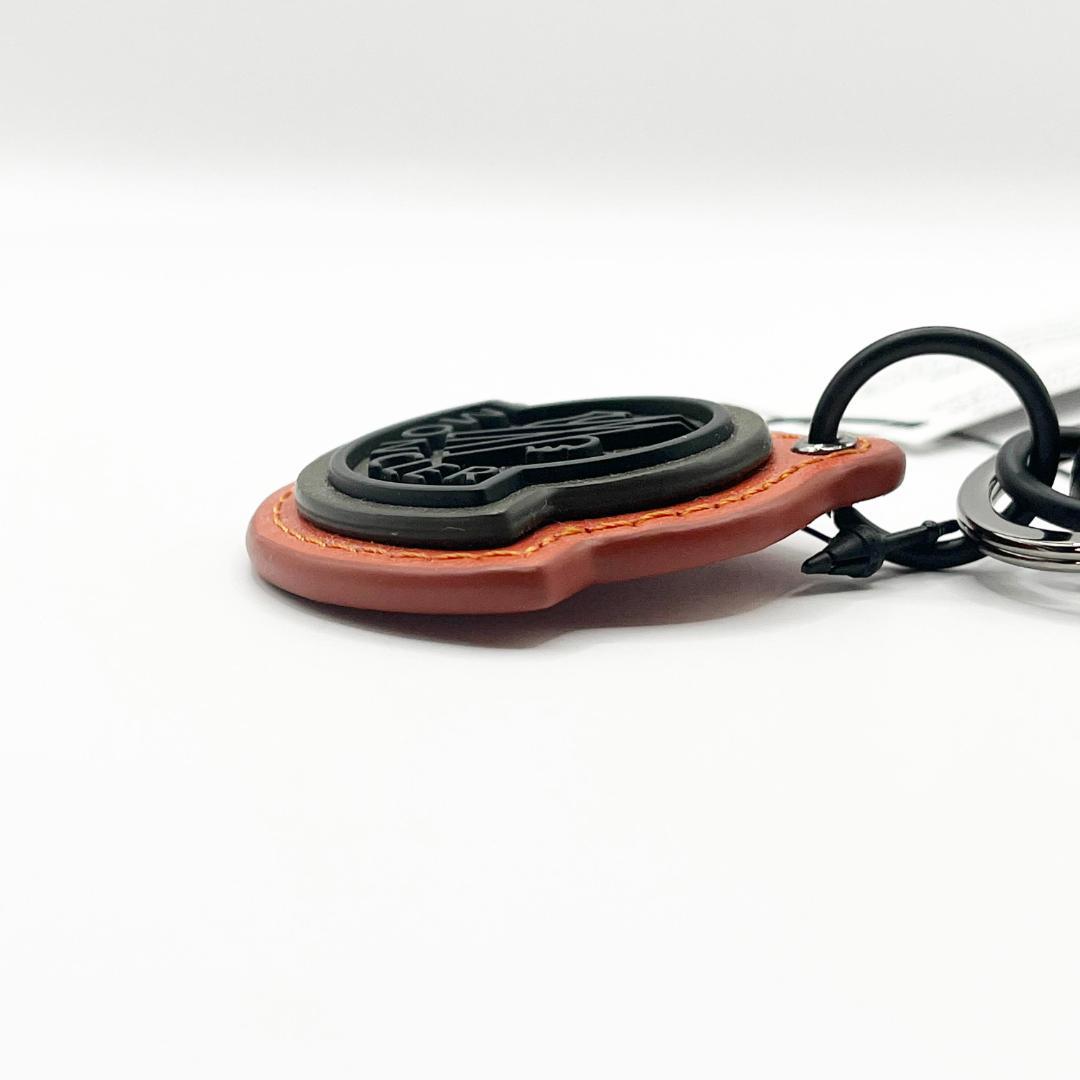 【新品】MONCLER キーホルダー キーリング バッグチャーム レザー