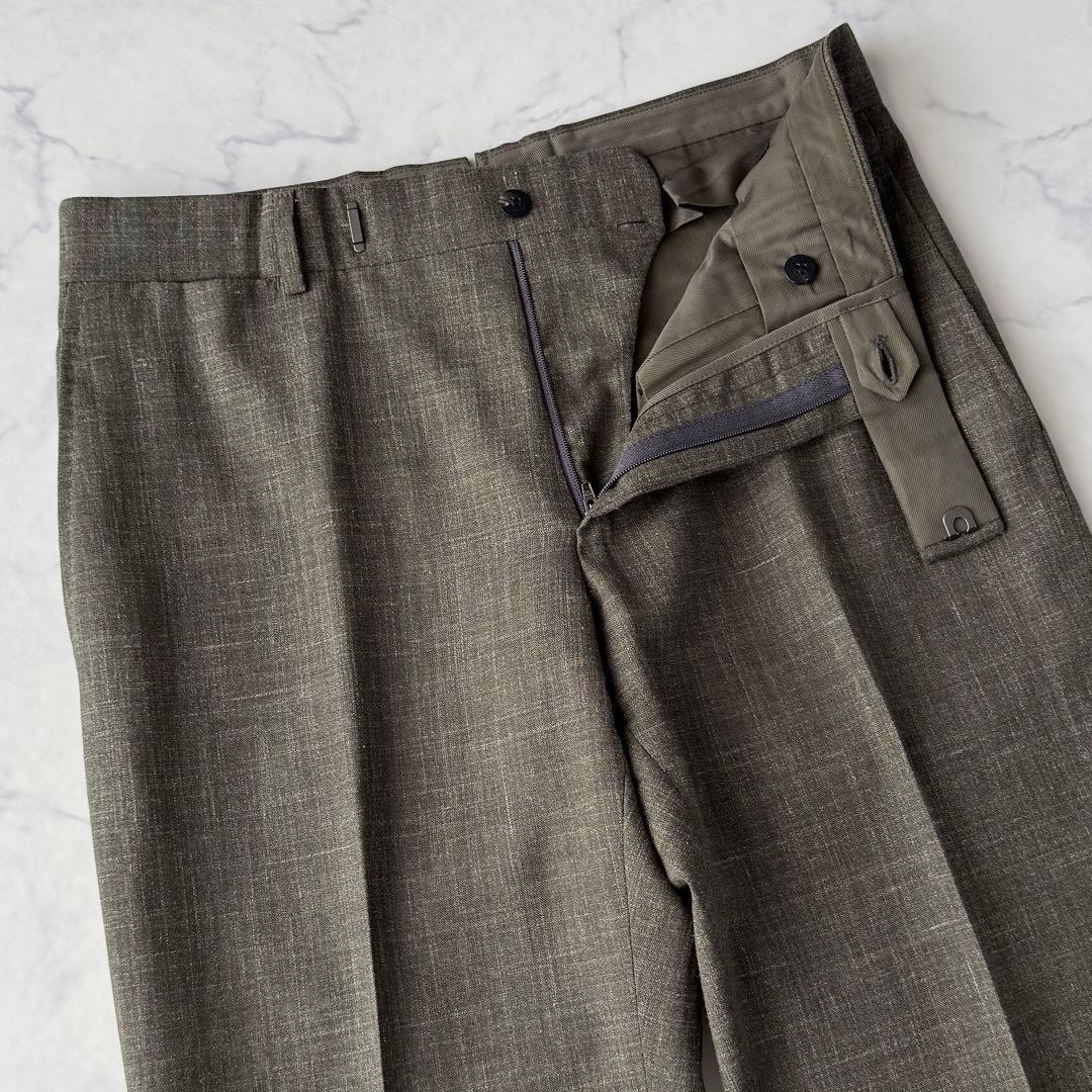 dunhill ダンヒル リネン 混 ジャケット セットアップ スーツ L〜XL