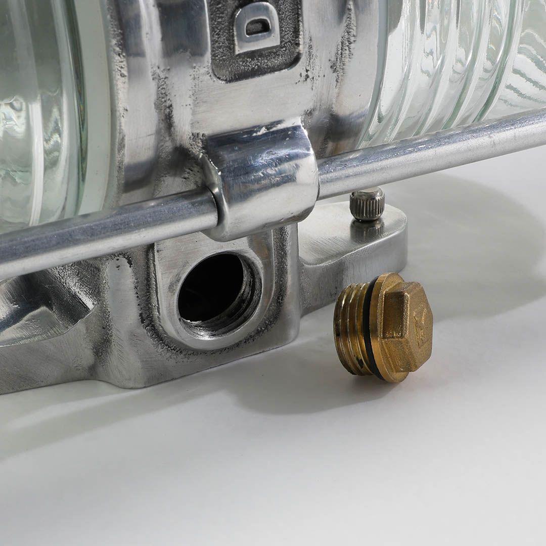 新品 アルミニウム ツイン ガラス ウォール ランプ ダルトン 照明