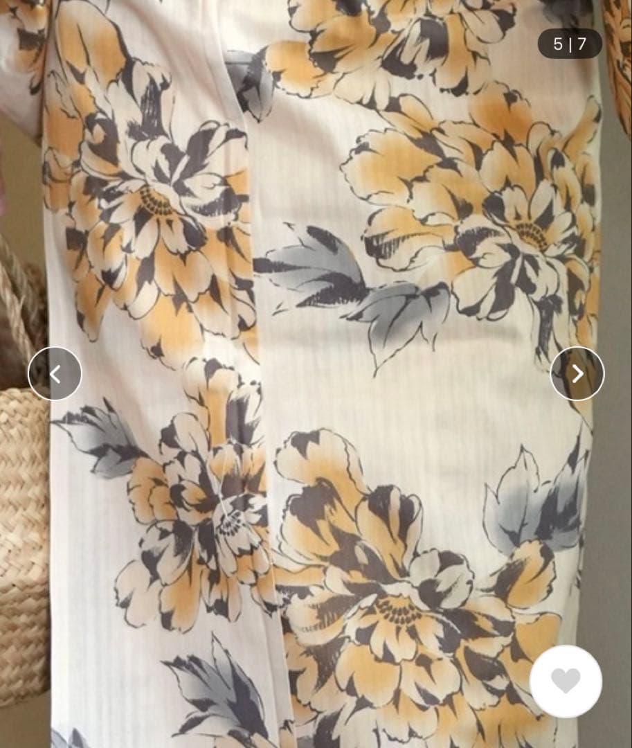 utatane 浴衣 兵児帯 下駄 3点セット 牡丹