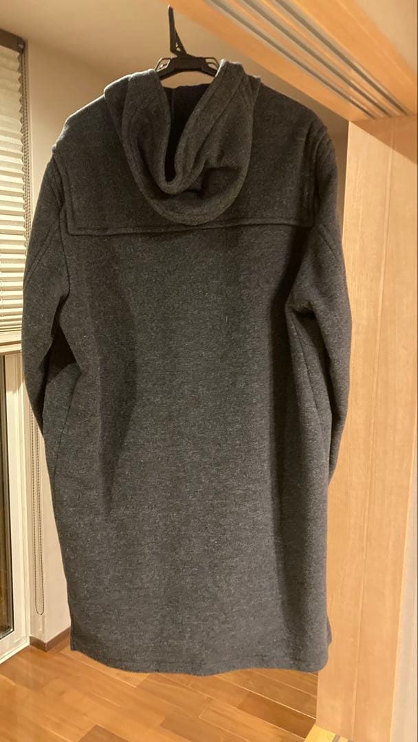 明大中野八王子 ダッフルコート グレー　メンズ