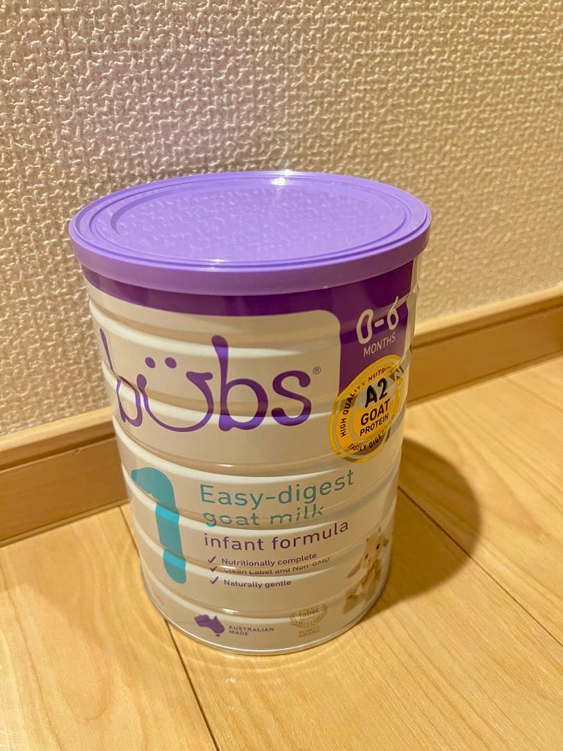Bubs バブズ　オーガニック　粉ミルク　ヤギ　ステップ1 2缶セット