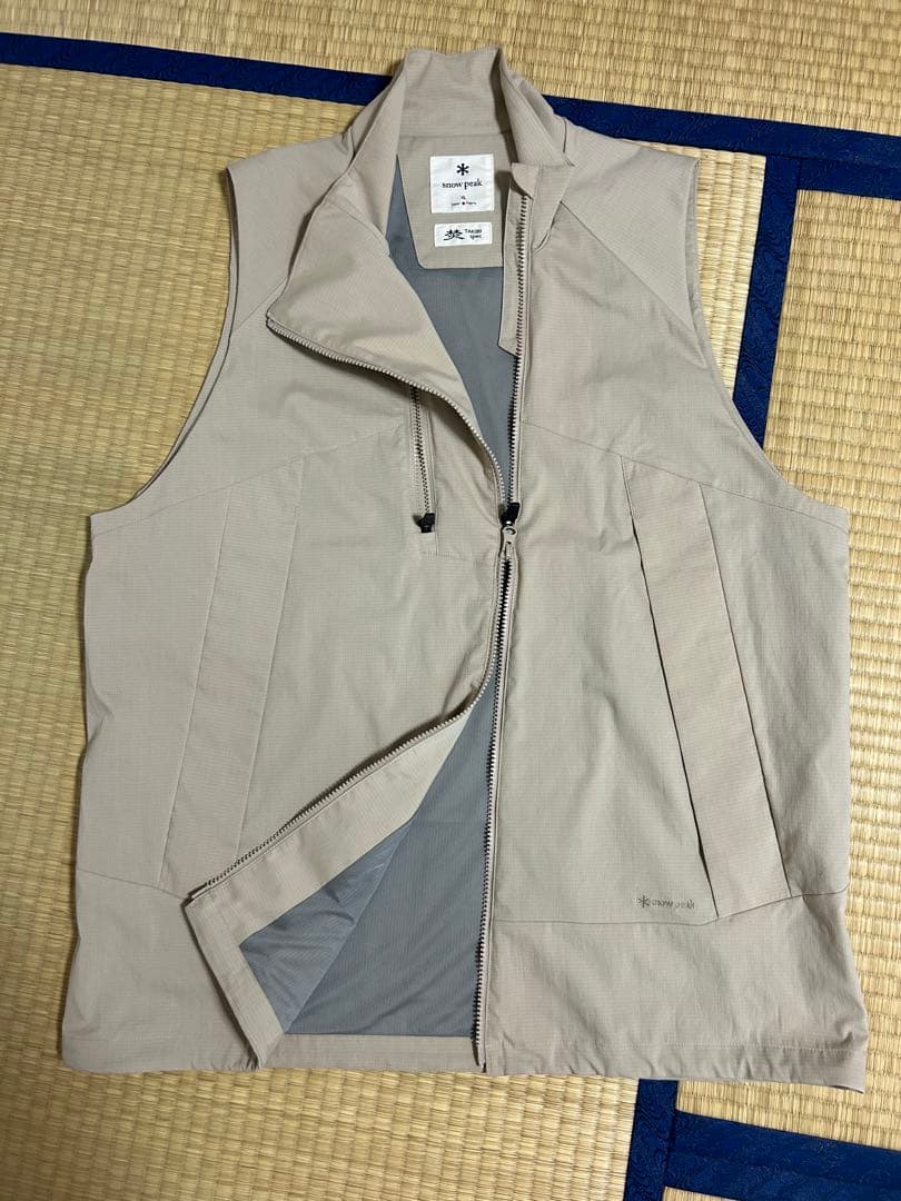 スノーピーク　ストレッチ　FR ベスト　ベージュ　XL