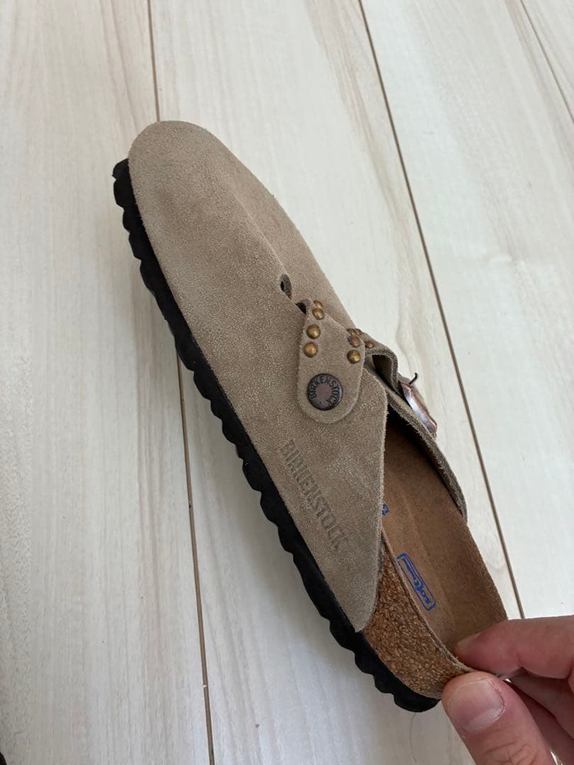 38ビルケンシュトック ボストン トープ スエード