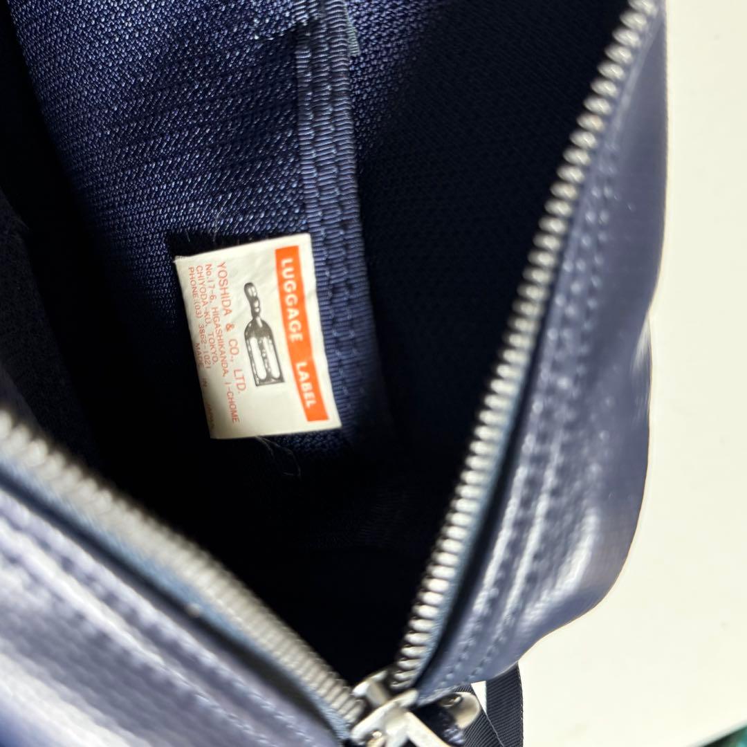 【フォロー割済み】美品 吉田カバン ラゲッジラベル 青バッテン ショルダーバッグ