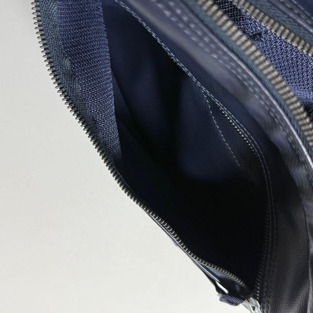 【フォロー割済み】美品 吉田カバン ラゲッジラベル 青バッテン ショルダーバッグ