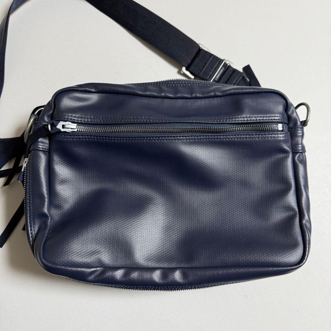 【フォロー割済み】美品 吉田カバン ラゲッジラベル 青バッテン ショルダーバッグ