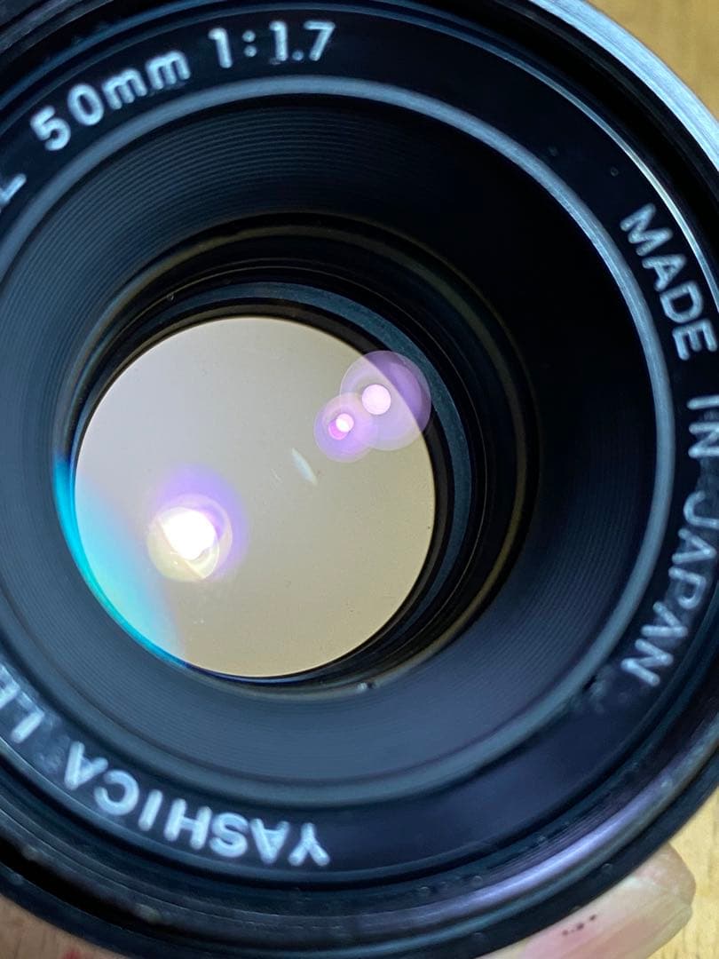 【完動品】CONTAX RTS Ⅱ、ヤシカレンズ 50mm f1.7 作例あり