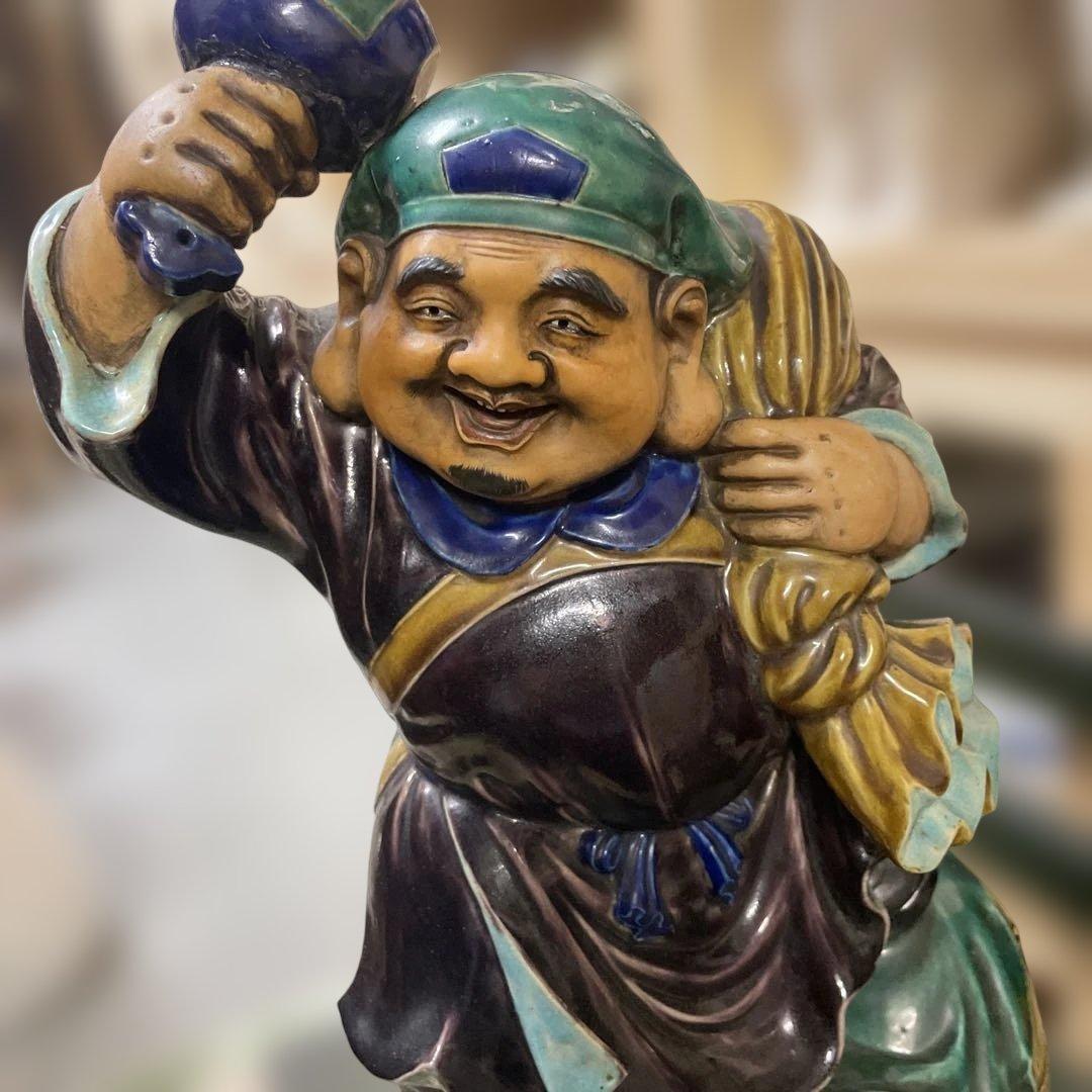 大黒様　陶器製　七福神　日本骨董 美術品　アンティーク