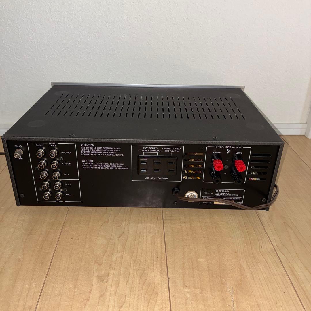 動作良好！！trio 　プリメインアンプ　KA-4500 希少です