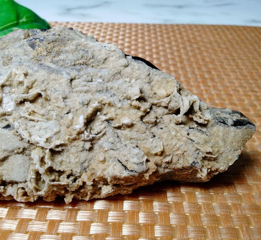 【純天然】★バーコード★★魔除け・厄除け★ 521ｇモリオン 黒水晶 原石