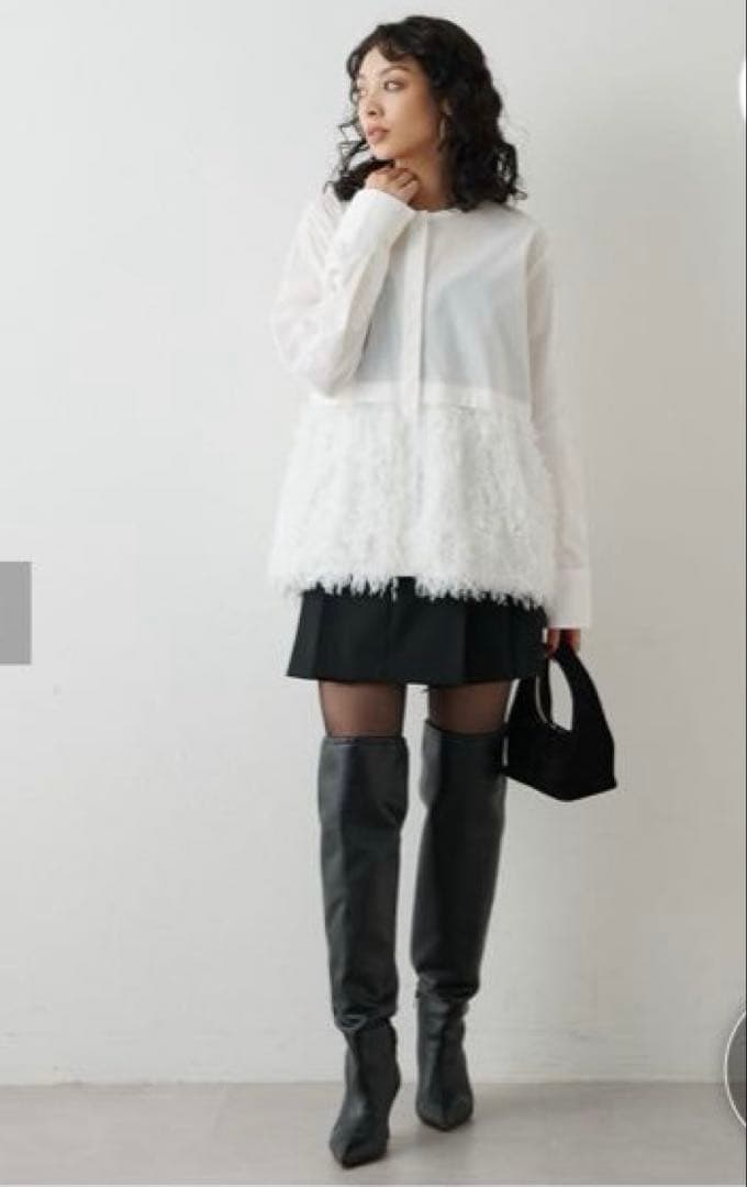 Whim Gazette【THE PAUSE】フェザーキリカエシャツ