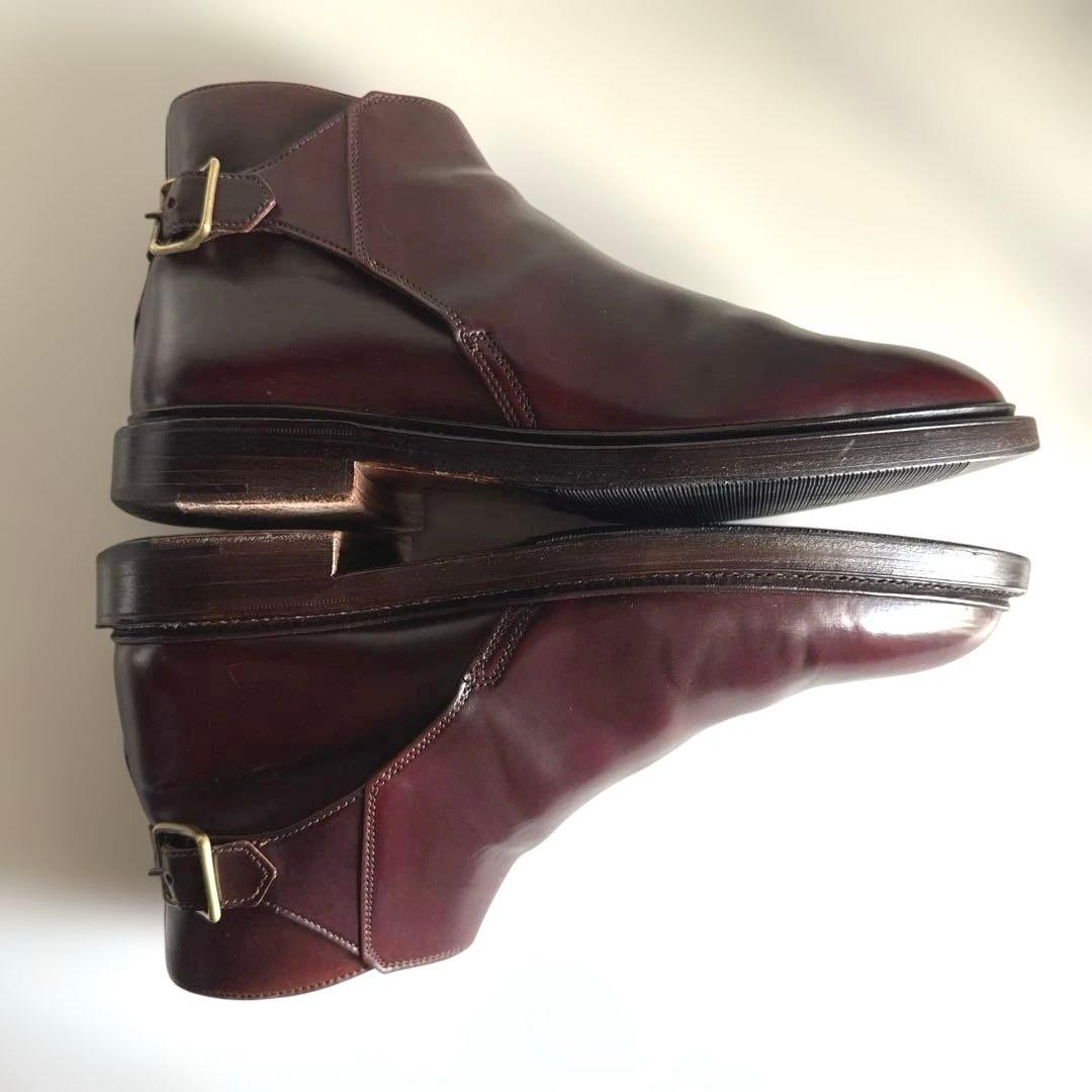 ポロラルフローレン　ジョッパーブーツ　コードバン　イギリス製　UK8E