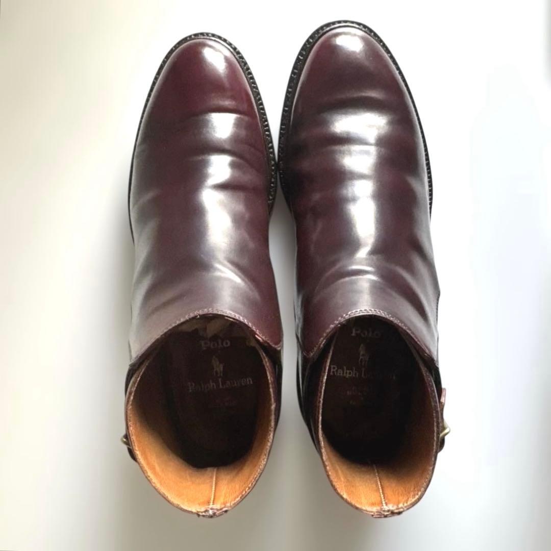 ポロラルフローレン　ジョッパーブーツ　コードバン　イギリス製　UK8E