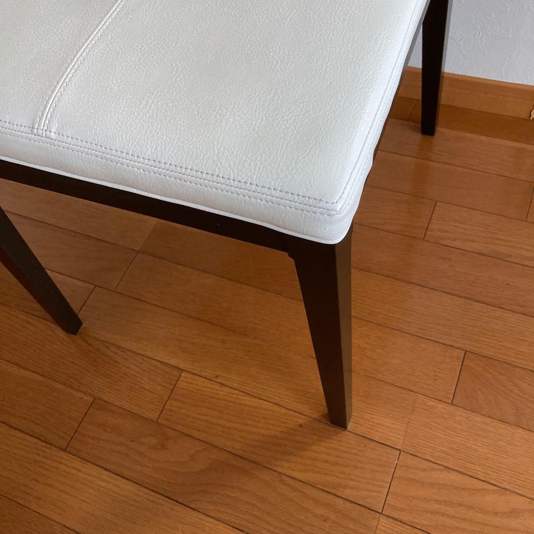 IDEE イデー ダイニングチェア 綺麗な真っ白 カフェ サロン 映えるチェア③