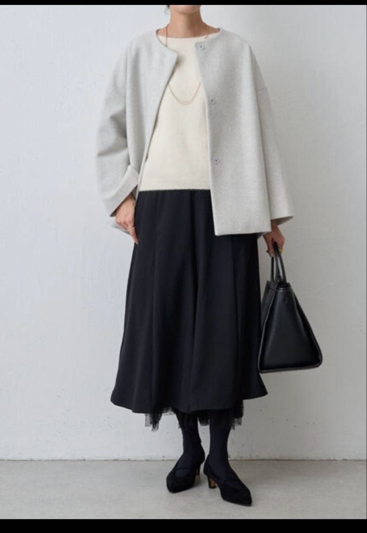 [専用です] ビアズリー　レース裾付きチュールレイヤーパンツ