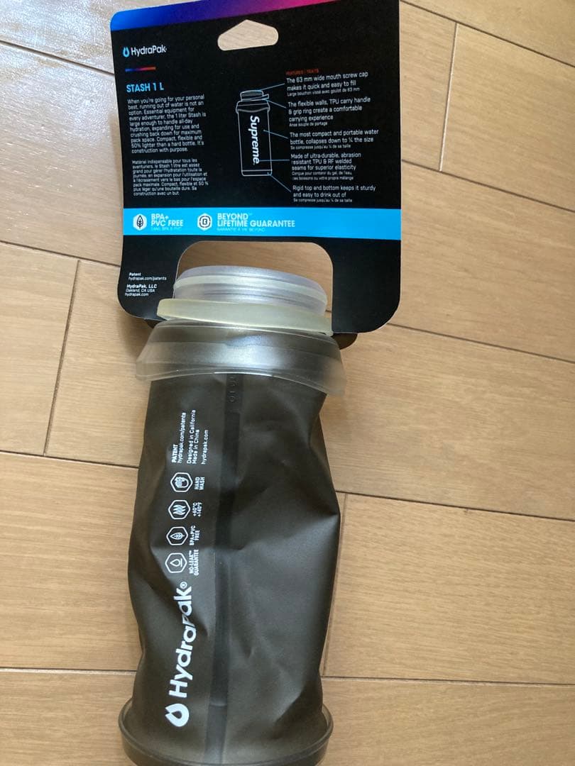 supreme/Hydrapak Stash 1L 折りたたみ水筒