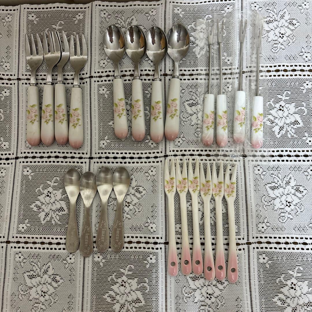 イマン　ダイアナローズ　カトラリーセット