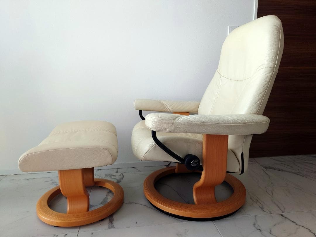 EKORNES エコーネス ストレスレスチェア コンサル オットマンセット①