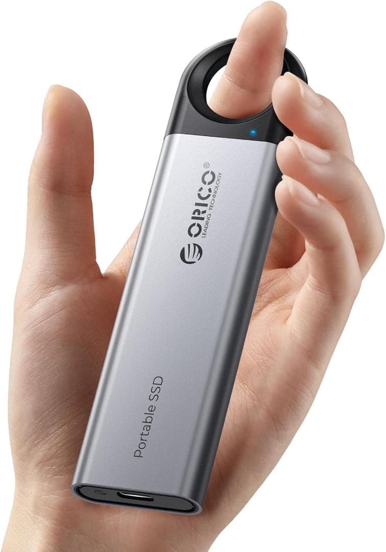 ORICO ポータブルSSD シルバー2TB