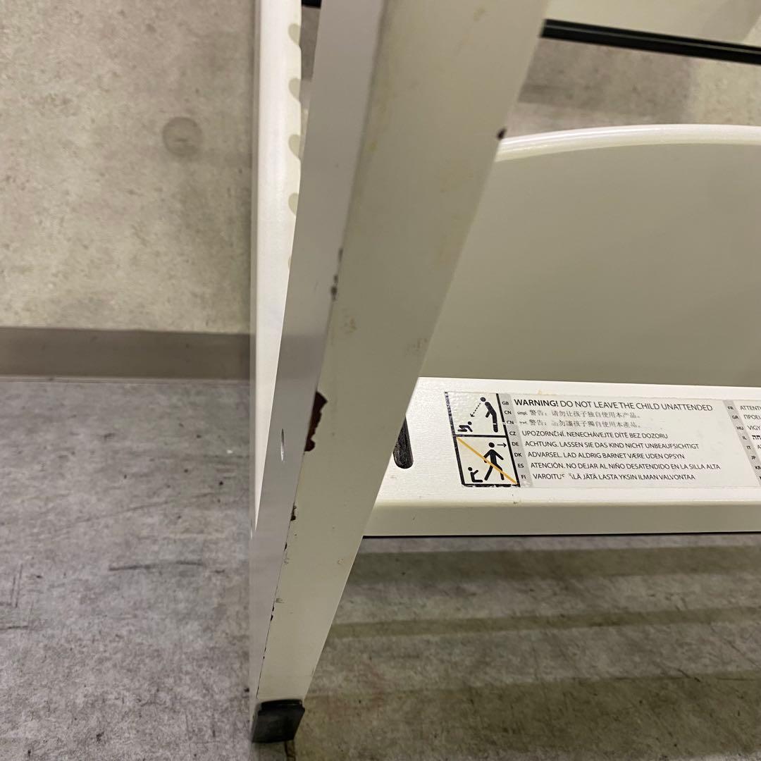 STOKKE トリップトラップ ハイチェア ホワイト ベビーチェア