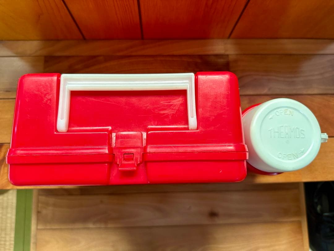 ALF ランチボックス サーモス レッド ヴィンテージアルフ1987[美品]