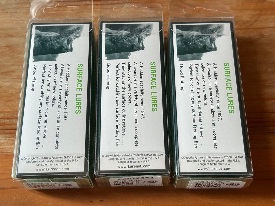 ヘドン プランキングバサースプーク 50th 3個セット　スミス　heddn