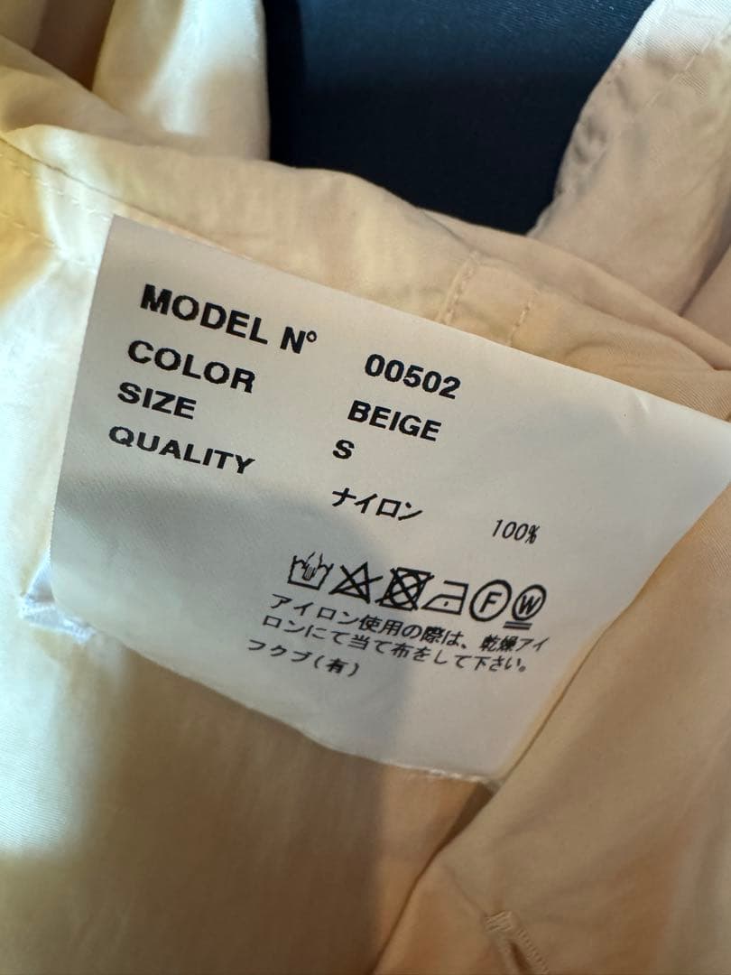 YAECA CONTEMPO ヤエカ**ほぼ新品**フーデッド レイン コート