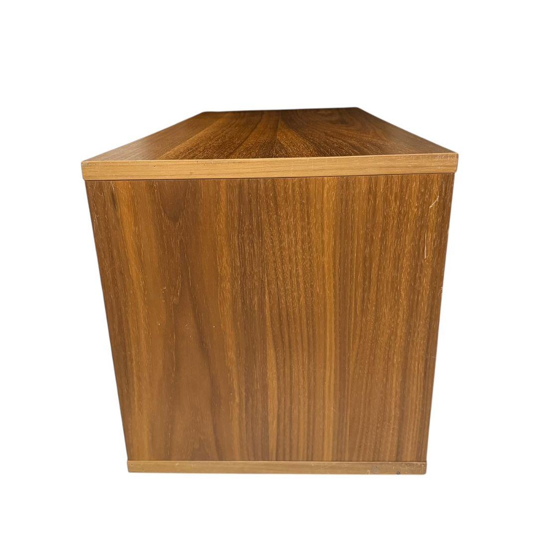 【廃盤希少】無印良品　スタッキングキャビネット小　ウォールナット