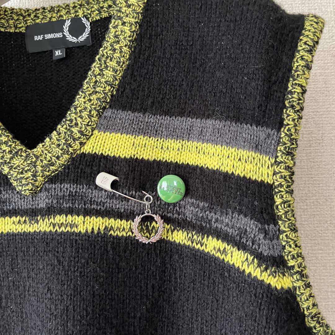 【R.o☆】RAF SIMONS × FRED PERRY ニットベスト