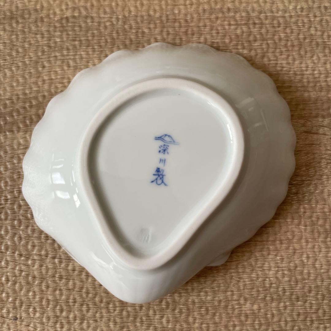 深川製磁 ブルーワイナリー和皿2枚　パスタ皿　角鉢　貝型皿　セット