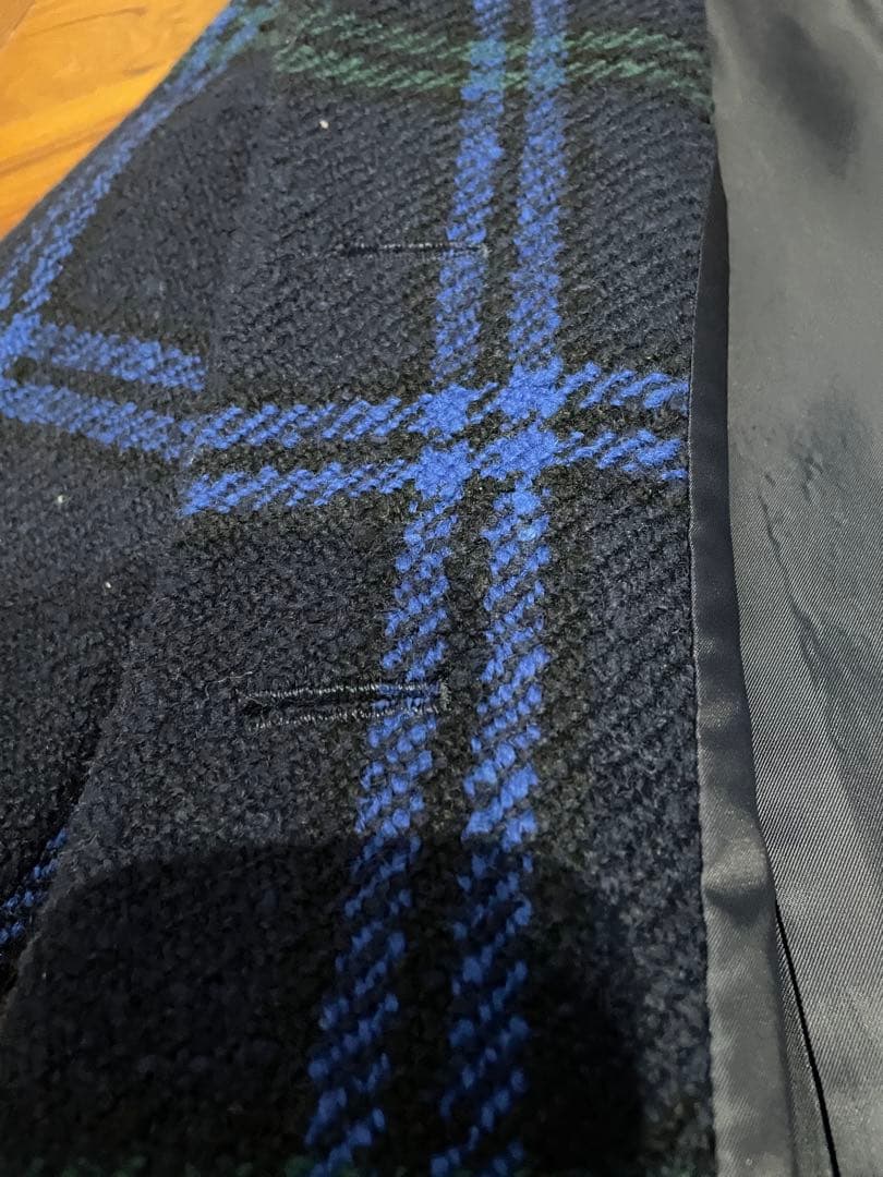 Yorkland チェック柄ロングコート