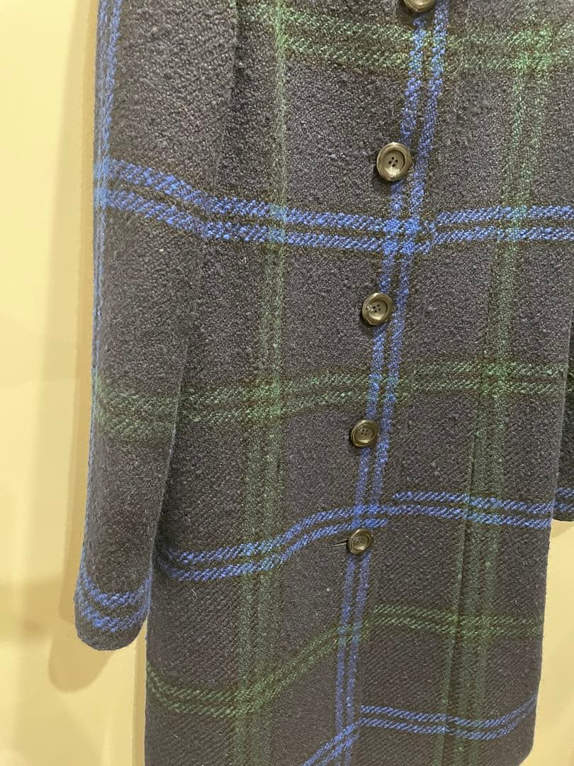 Yorkland チェック柄ロングコート