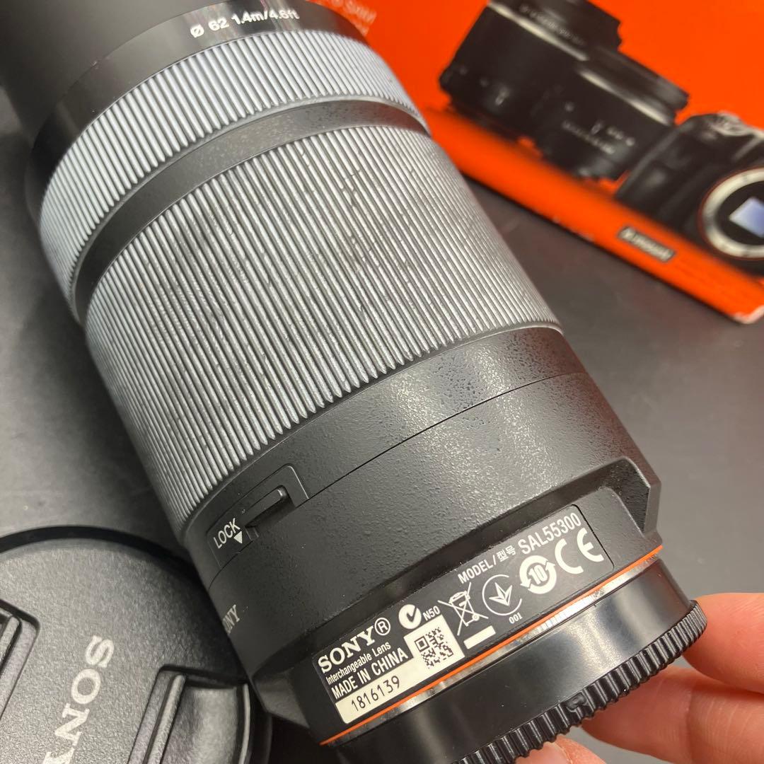 【箱付き】SONY α57 SLT-A57 デジタル一眼 ダブルレンズセット