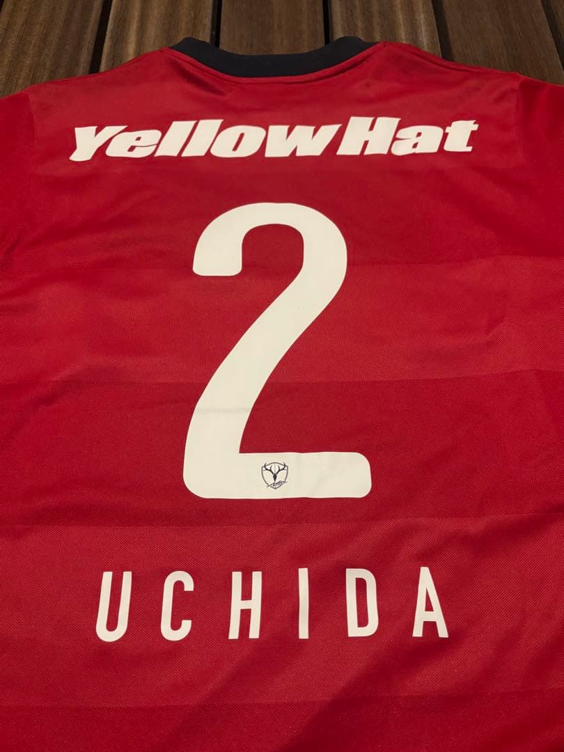 鹿島アントラーズ　2010年　優勝ワッペン　内田篤人　ユニフォーム　新品　希少