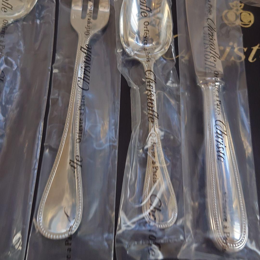 クリストフル　パール　72本　カトラリー　スプーン　フォーク　新品　140万相当
