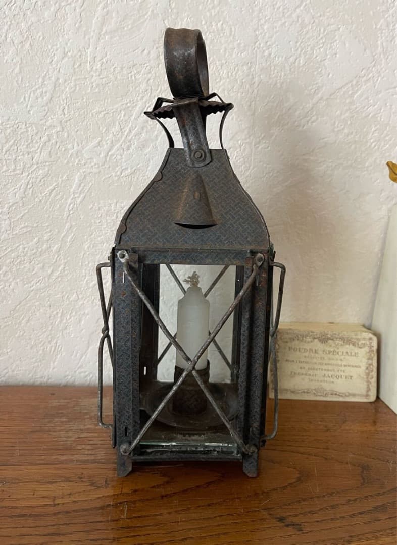 フランス アンティーク キャンドル ランタン 照明