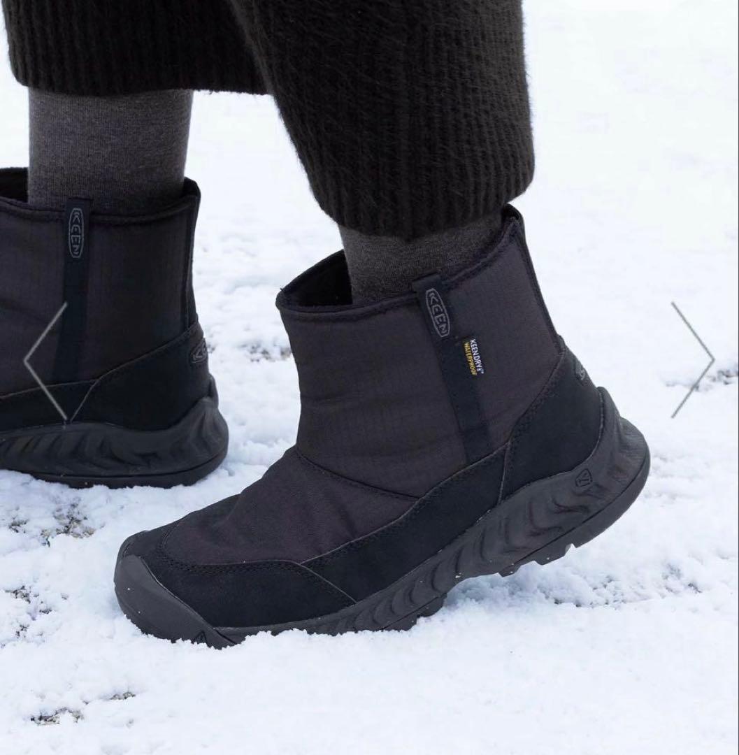 KEEN フッド ネクシス プル オン ウォータープルーフ 防水 ショートブーツ
