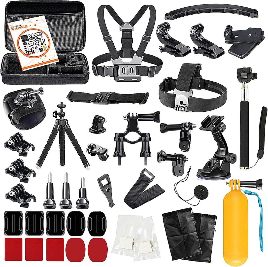 51-in-1アクションカメラアクセサリセット 各モデルのアクションカメラ対応