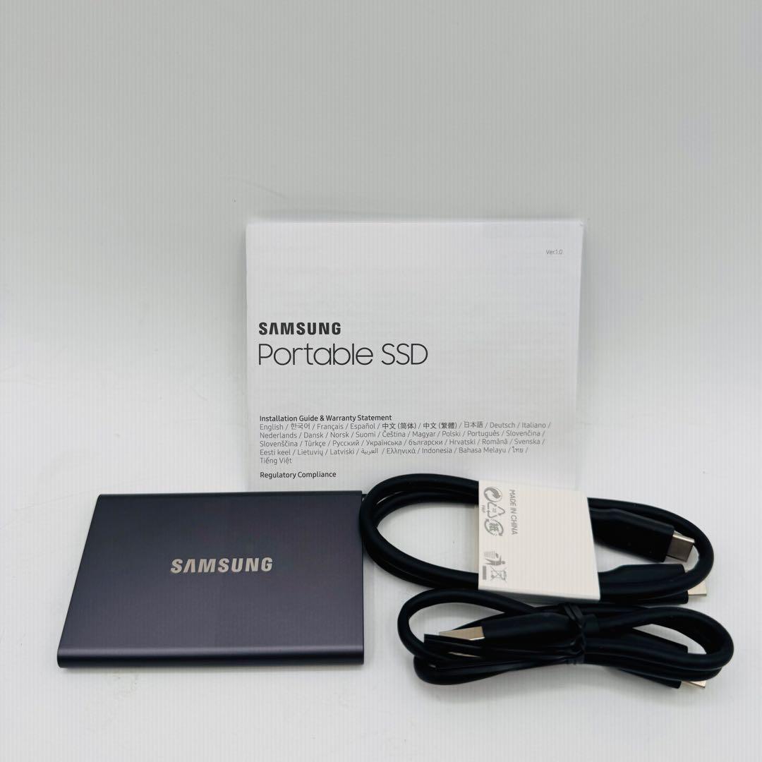 【美品】Samsung T7 2TB USB3.2 Gen2 外付けSSD