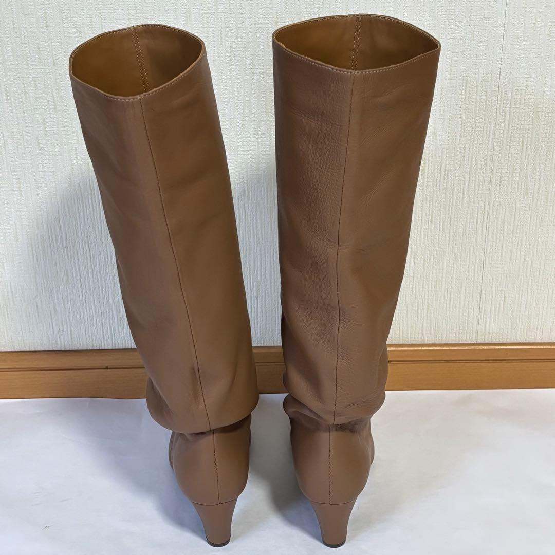 SLOBE IENA スローブイエナ　本革　ロングブーツ　ブラウン　23.5㎝