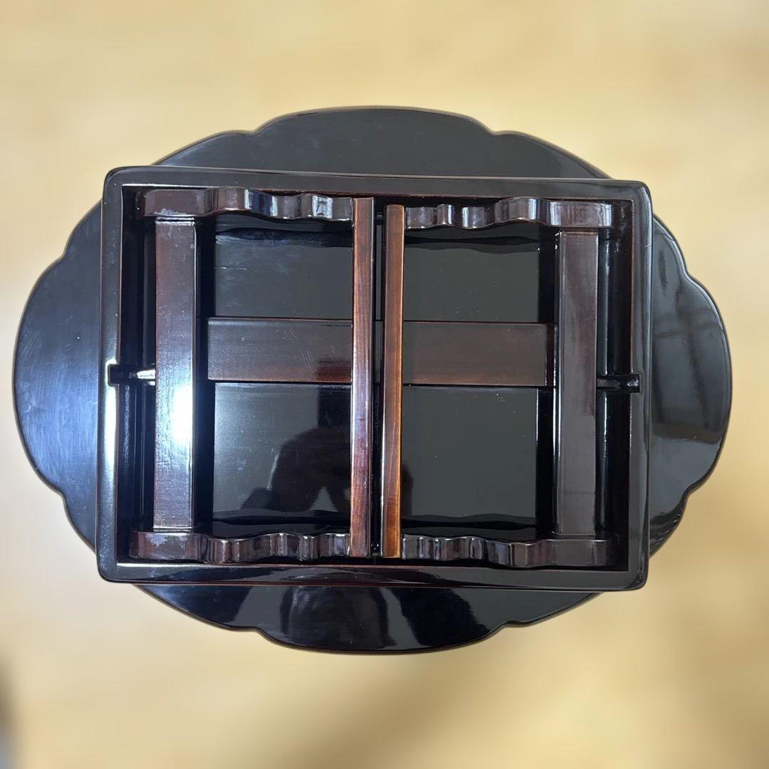 韓国伝統工芸 螺鈿細工 貝殻細工 鳳凰 螺鈿台 アンティーク家具