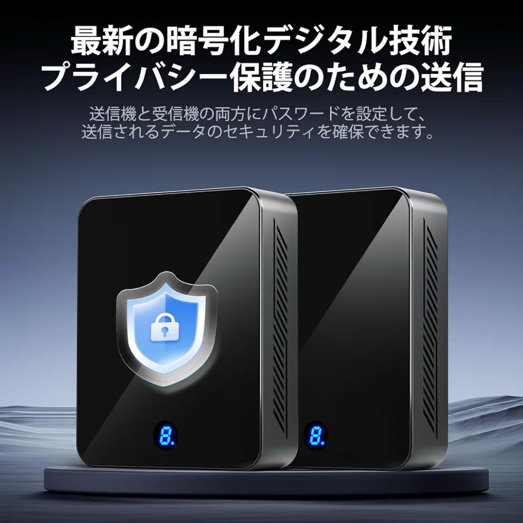 4k ワイヤレスHDMI 送信機と受信機 hdmi 無線4K@30Hz 会議