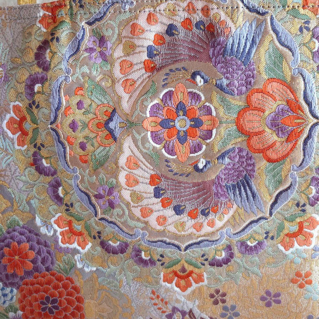 専用 正絹 中古袋帯 リメイクＡ４ 蓋付き２点おまとめ